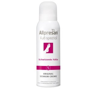 ALLPRESAN Fuß Spezial /5/ Schaum-Creme  Schwitzende Füße 125ml