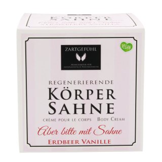 ZARTGEFÜHL Körpersahne /Aber bitte mit Sahne/ Erdbeer-Vanille 200ml