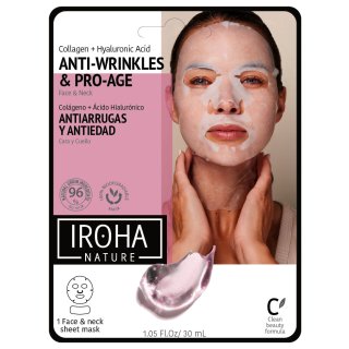 IROHA [Gesichtsmaske] ANTI-WRIKLES & ANTI-AGE 1_Beh. 1x30ml