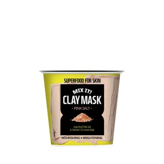 FARM SKIN [Super Food for Skin] Clay Mask PINK SALT ~ Nourishing + Brightening