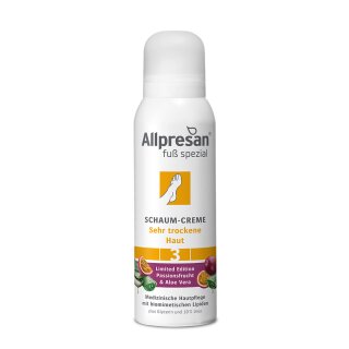 ALLPRESAN Fuß Spezial /3/ Schaum-Creme 125ml <LIMITED EDITION - PASSIONSFRUCHT & ALOE VERA >